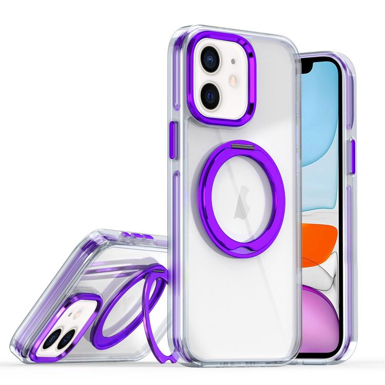 Étui de téléphone avec support rotatif magnétique à 360 degrés, Pour iPhone 12 Pro Max, Pour iPhone 11