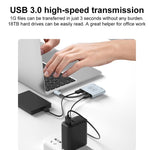 V77G 4K 60Hz USB-C / Type-C vers double Type-C, PD 100W, USB 3.0 Adaptateur convertisseur de charge pour lunettes AR