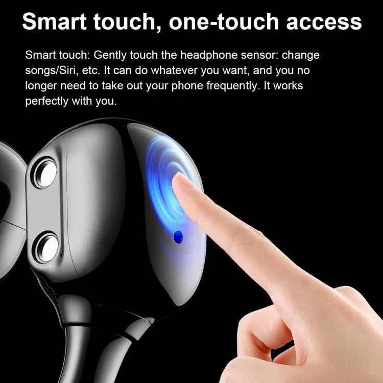 Montre connectée Bluetooth D12 avec écran TFT 2,01 pouces et écouteurs intégrés, compatible avec les appels sans fil