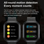 Montre connectée Bluetooth D12 avec écran TFT 2,01 pouces et écouteurs intégrés, compatible avec les appels sans fil