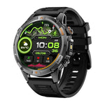 Montre connectée sport YK15 avec écran rond de 1,46 pouce, Bluetooth, appels et GPS.