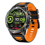 Montre connectée sport YK15 avec écran rond de 1,46 pouce, Bluetooth, appels et GPS.