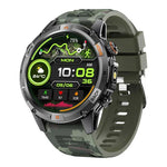 Montre connectée sport YK15 avec écran rond de 1,46 pouce, Bluetooth, appels et GPS.