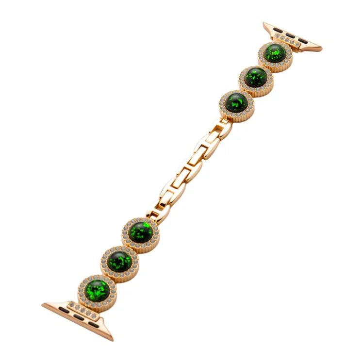 Bracelet de montre en métal orné de diamants étincelants xDfind, compatible avec Apple Watch 42/44/45/46/49 mm et Apple Watch 38/40/41/S11 42 mm.