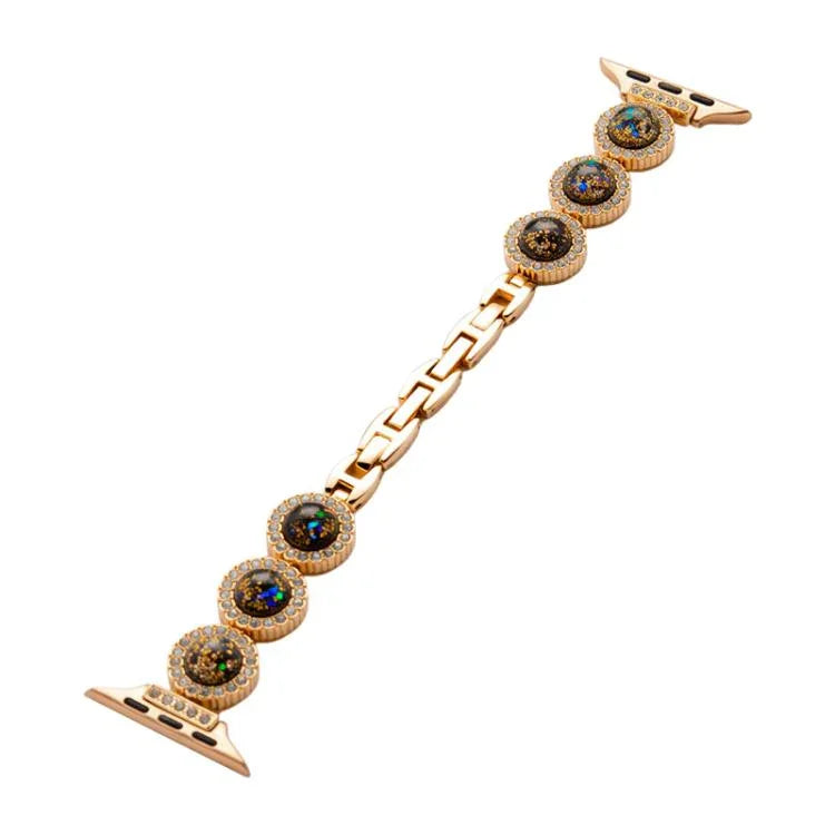 Bracelet de montre en métal orné de diamants étincelants xDfind, compatible avec Apple Watch 42/44/45/46/49 mm et Apple Watch 38/40/41/S11 42 mm.