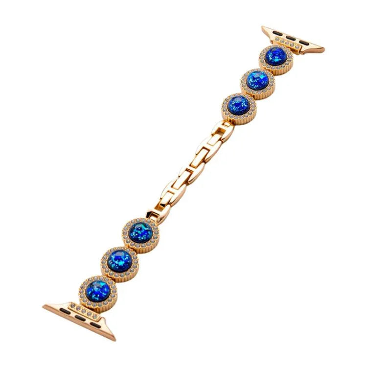 Bracelet de montre en métal orné de diamants étincelants xDfind, compatible avec Apple Watch 42/44/45/46/49 mm et Apple Watch 38/40/41/S11 42 mm.