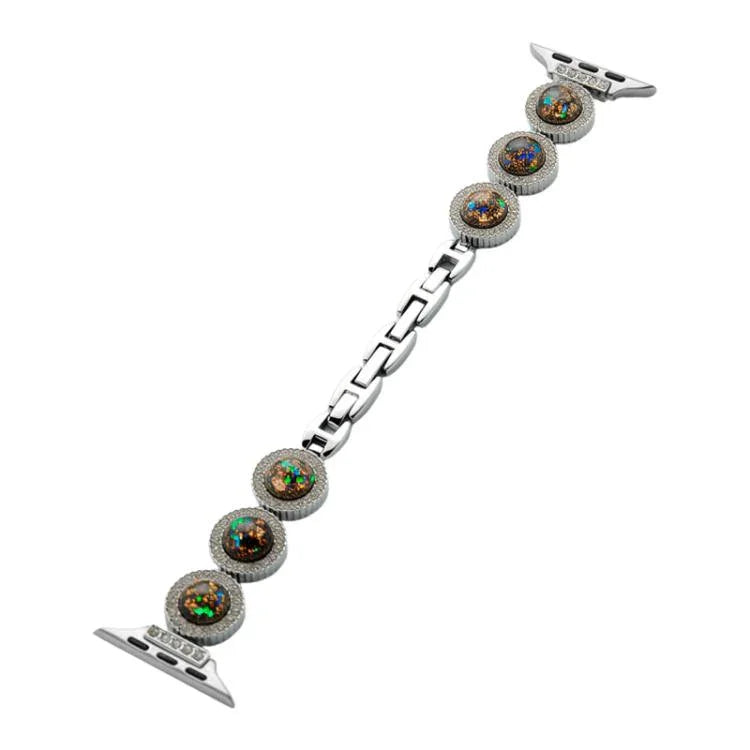Bracelet de montre en métal orné de diamants étincelants xDfind, compatible avec Apple Watch 42/44/45/46/49 mm et Apple Watch 38/40/41/S11 42 mm.