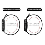 Bracelet de montre magnétique xDfind en acier inoxydable, boucle milanaise, compatible avec Apple Watch 42/44/45/46/49 mm et Apple Watch 38/40/41/S11 42 mm.