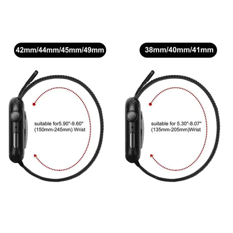 Bracelet de montre magnétique xDfind en acier inoxydable, boucle milanaise, compatible avec Apple Watch 42/44/45/46/49 mm et Apple Watch 38/40/41/S11 42 mm.