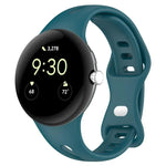 Bracelet de montre en silicone à boucle papillon taille fine xDfind, pour Google Pixel Watch 4 / 3 / 2 / 1 41 mm