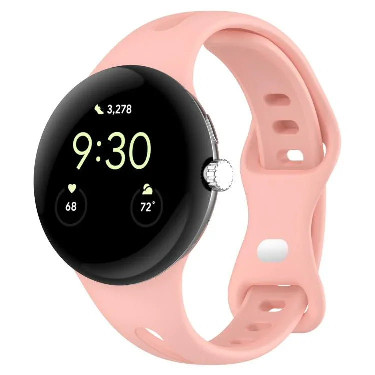 Bracelet de montre en silicone à boucle papillon taille fine xDfind, pour Google Pixel Watch 4 / 3 / 2 / 1 41 mm