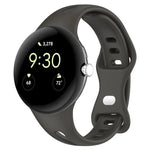 Bracelet de montre en silicone à boucle papillon taille fine xDfind, pour Google Pixel Watch 4 / 3 / 2 / 1 41 mm