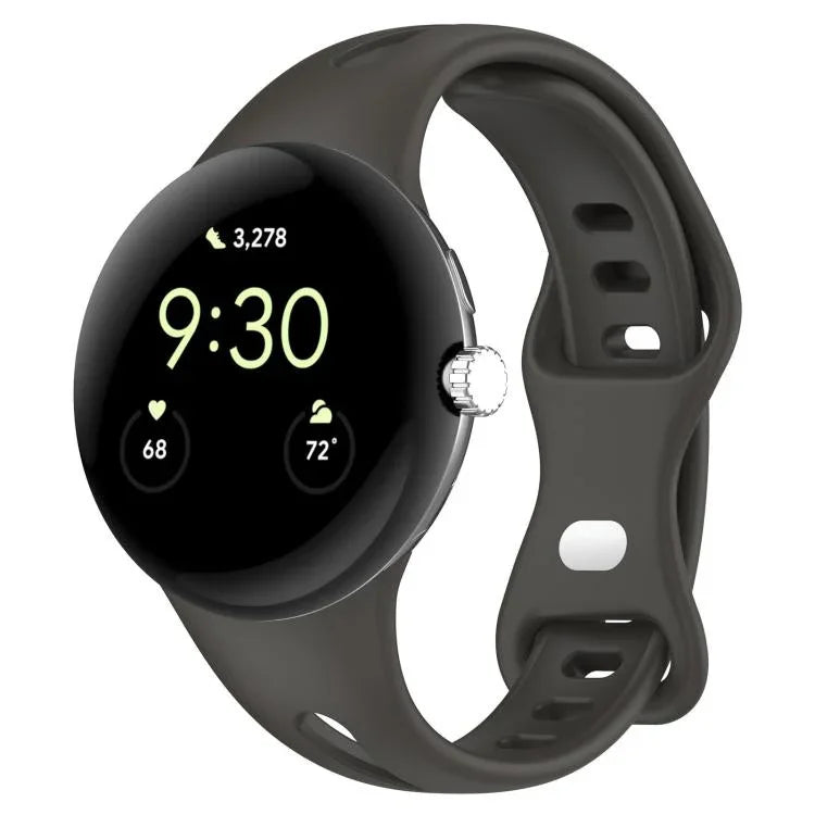 Bracelet de montre en silicone à boucle papillon taille fine xDfind, pour Google Pixel Watch 4 / 3 / 2 / 1 41 mm