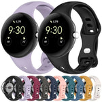 Bracelet de montre en silicone à boucle papillon taille fine xDfind, pour Google Pixel Watch 4 / 3 / 2 / 1 41 mm