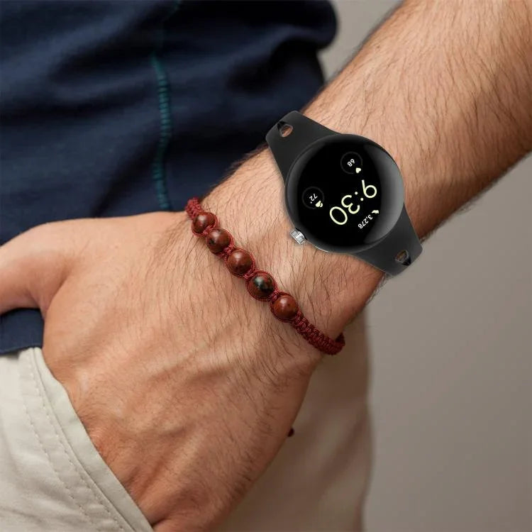 Bracelet de montre en silicone à boucle papillon taille fine xDfind, pour Google Pixel Watch 4 / 3 / 2 / 1 41 mm