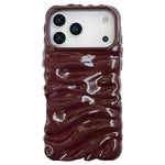 Coque de téléphone en TPU à couverture complète, texture crème galvanisée, pour iPhone 17 Pro Max, pour iPhone 17 Pro