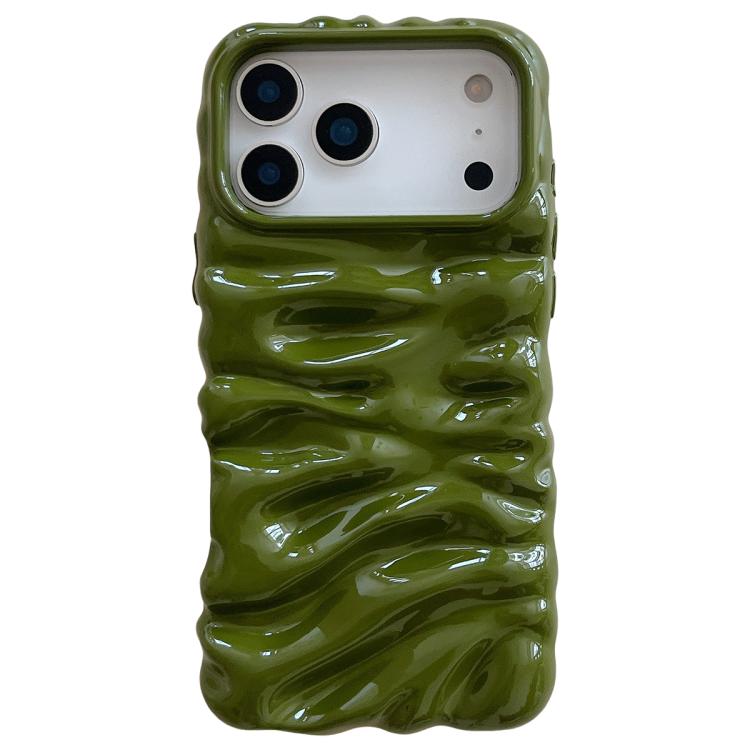 Coque de téléphone en TPU à couverture complète, texture crème galvanisée, pour iPhone 17 Pro Max, pour iPhone 17 Pro