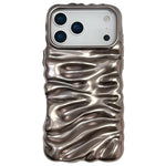 Coque de téléphone en TPU à couverture complète, texture crème galvanisée, pour iPhone 17 Pro Max, pour iPhone 17 Pro