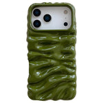 Coque de téléphone en TPU à couverture complète, texture crème galvanisée, pour iPhone 17 Pro Max, pour iPhone 17 Pro