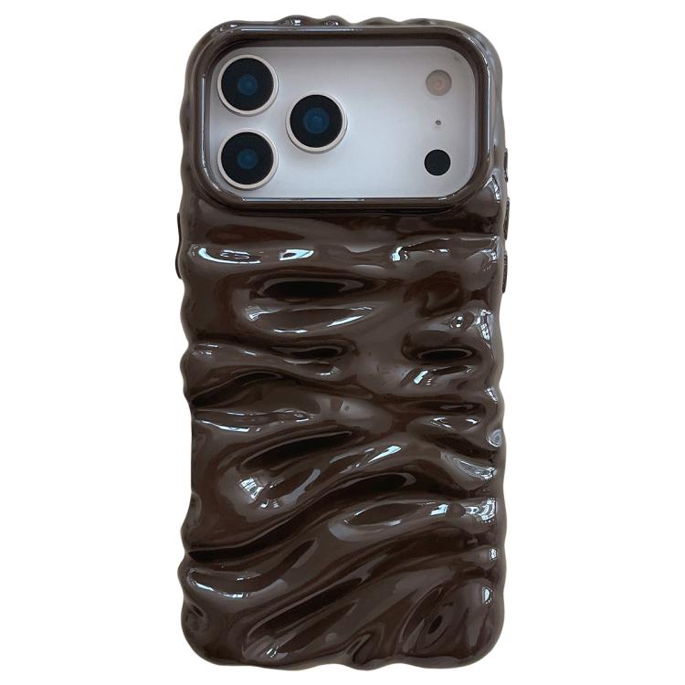 Coque de téléphone en TPU à couverture complète, texture crème galvanisée, pour iPhone 17 Pro Max, pour iPhone 17 Pro