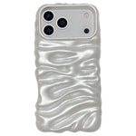 Coque de téléphone en TPU à couverture complète, texture crème galvanisée, pour iPhone 17 Pro Max, pour iPhone 17 Pro