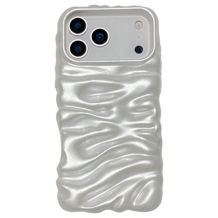 Coque de téléphone en TPU à couverture complète, texture crème galvanisée, pour iPhone 17 Pro Max, pour iPhone 17 Pro