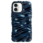 Coque de téléphone en TPU à couverture complète, texture crème galvanisée, pour iPhone 17, pour iPhone 16 Pro Max