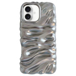 Coque de téléphone en TPU à couverture complète, texture crème galvanisée, pour iPhone 17, pour iPhone 16 Pro Max