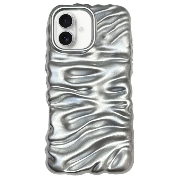 Coque de téléphone en TPU à couverture complète, texture crème galvanisée, pour iPhone 17, pour iPhone 16 Pro Max