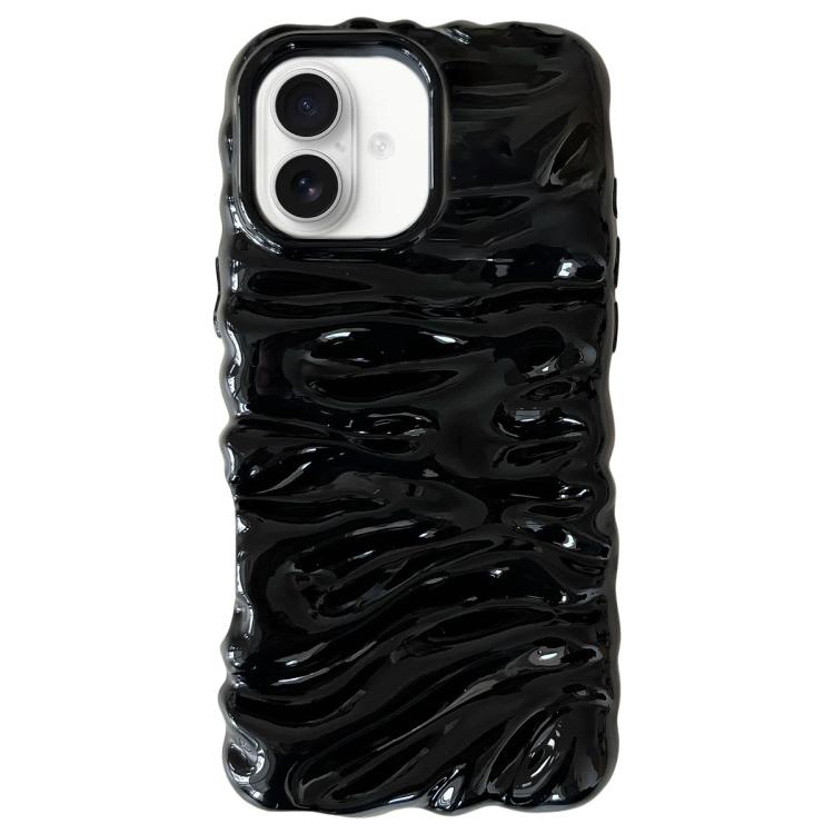 Coque de téléphone en TPU à couverture complète, texture crème galvanisée, pour iPhone 17, pour iPhone 16 Pro Max