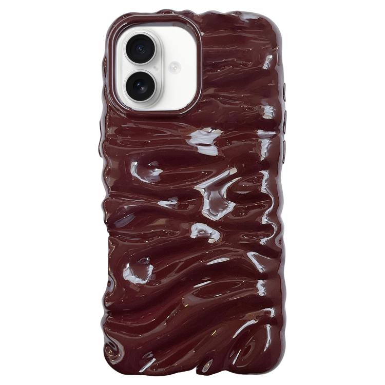 Coque de téléphone en TPU à couverture complète, texture crème galvanisée, pour iPhone 17, pour iPhone 16 Pro Max