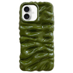 Coque de téléphone en TPU à couverture complète, texture crème galvanisée, pour iPhone 17, pour iPhone 16 Pro Max