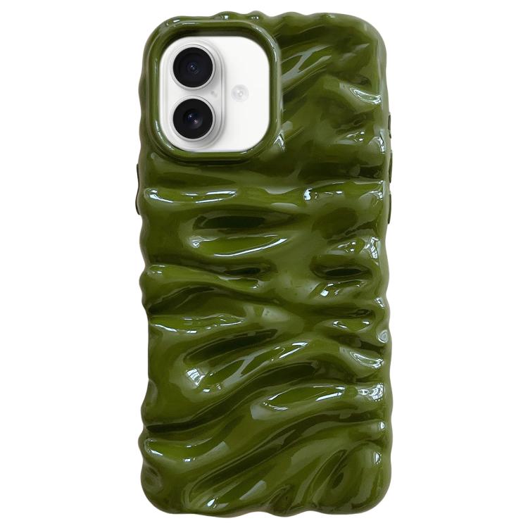 Coque de téléphone en TPU à couverture complète, texture crème galvanisée, pour iPhone 17, pour iPhone 16 Pro Max