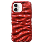 Coque de téléphone en TPU à couverture complète, texture crème galvanisée, pour iPhone 17, pour iPhone 16 Pro Max