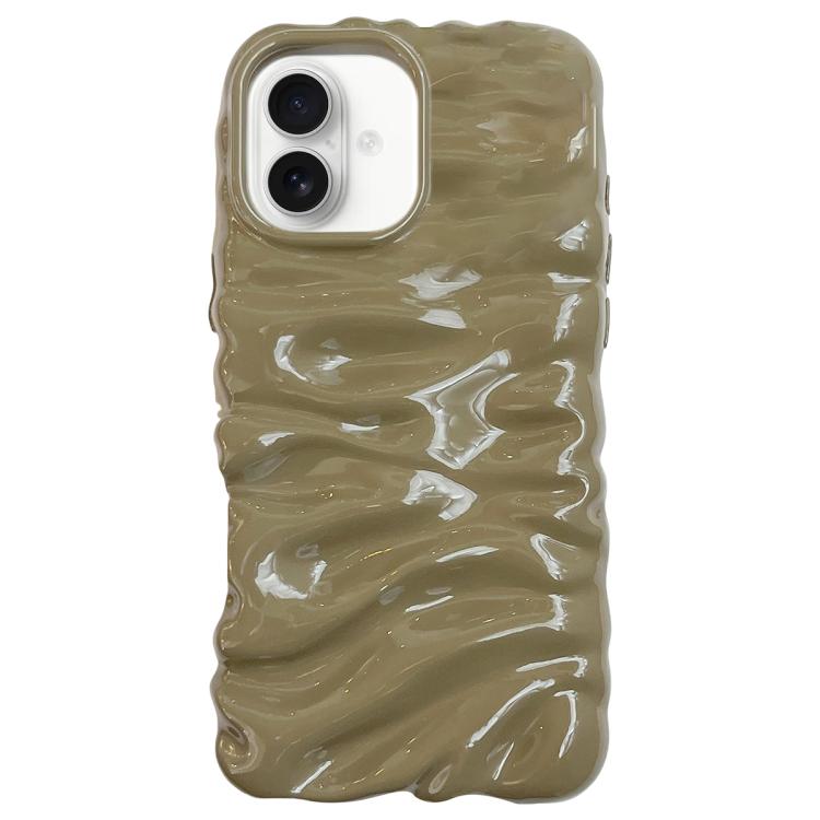Coque de téléphone en TPU à couverture complète, texture crème galvanisée, pour iPhone 17, pour iPhone 16 Pro Max