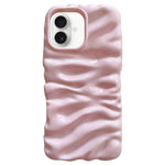 Coque de téléphone en TPU à couverture complète, texture crème galvanisée, pour iPhone 17, pour iPhone 16 Pro Max