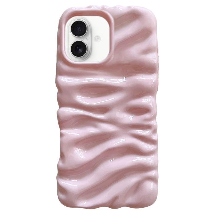 Coque de téléphone en TPU à couverture complète, texture crème galvanisée, pour iPhone 17, pour iPhone 16 Pro Max