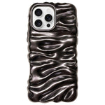 Coque de téléphone en TPU à couverture complète, texture crème galvanisée, pour iPhone 17, pour iPhone 16 Pro Max
