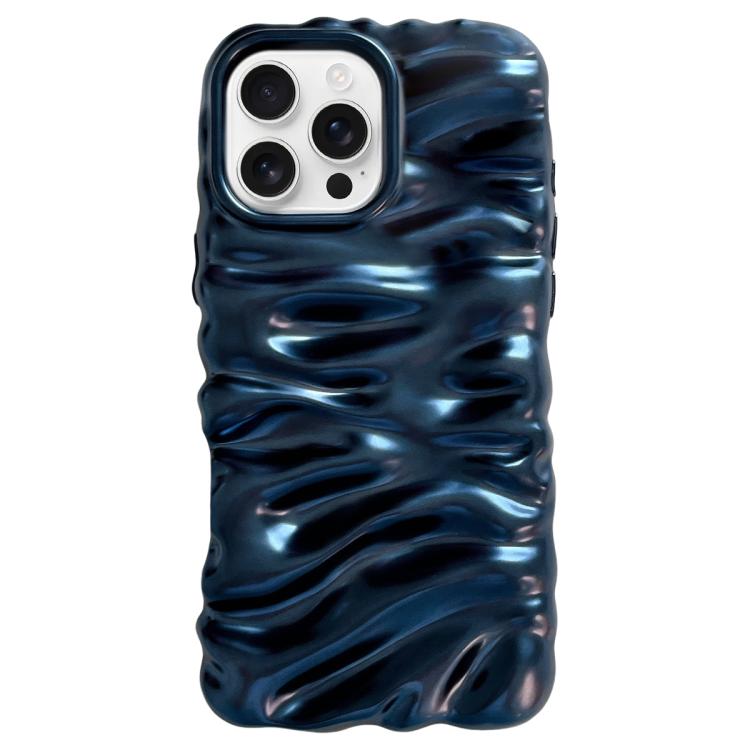 Coque de téléphone en TPU à couverture complète, texture crème galvanisée, pour iPhone 17, pour iPhone 16 Pro Max