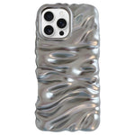 Coque de téléphone en TPU à couverture complète, texture crème galvanisée, pour iPhone 17, pour iPhone 16 Pro Max