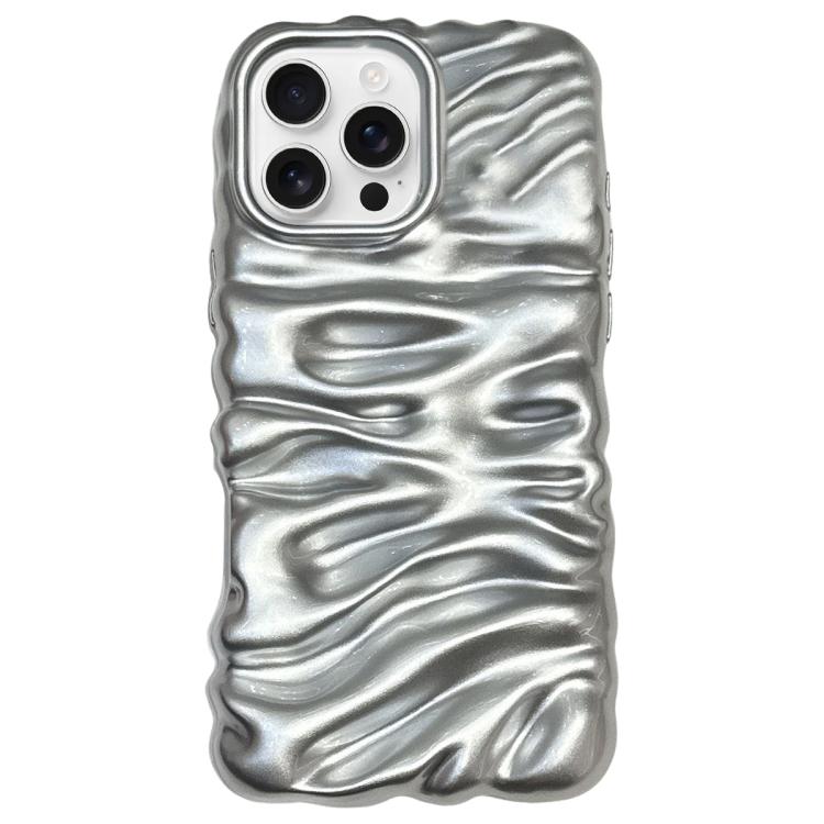Coque de téléphone en TPU à couverture complète, texture crème galvanisée, pour iPhone 17, pour iPhone 16 Pro Max