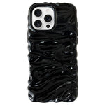 Coque de téléphone en TPU à couverture complète, texture crème galvanisée, pour iPhone 17, pour iPhone 16 Pro Max