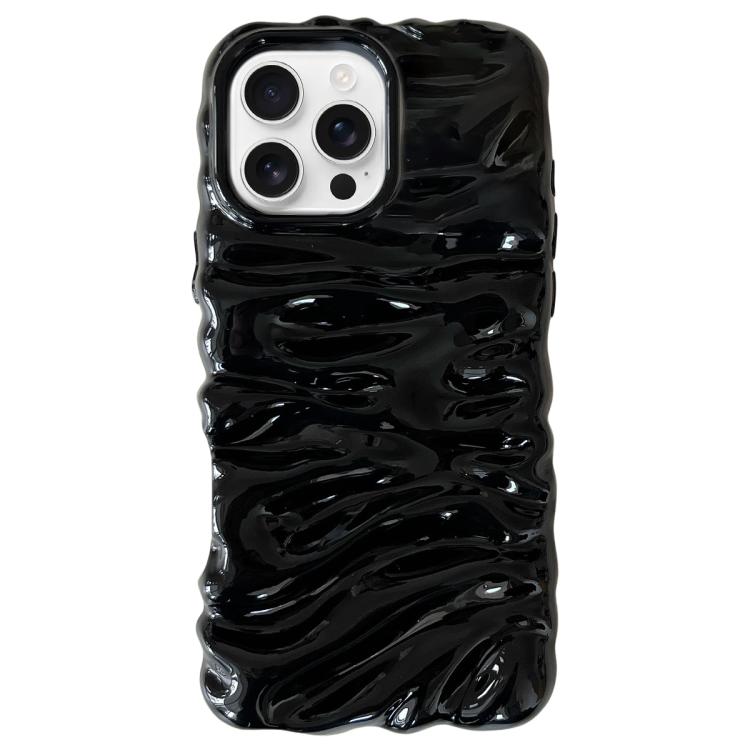 Coque de téléphone en TPU à couverture complète, texture crème galvanisée, pour iPhone 17, pour iPhone 16 Pro Max