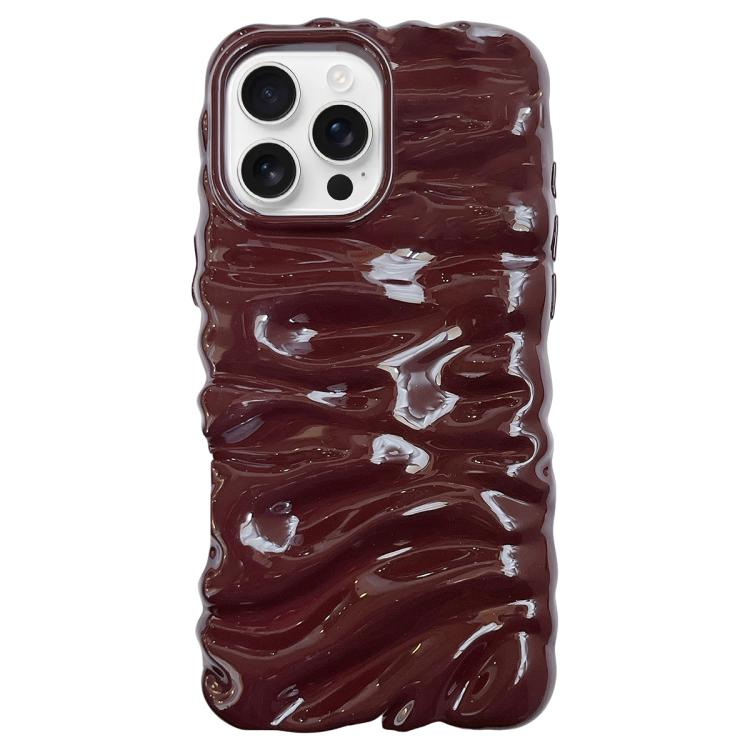 Coque de téléphone en TPU à couverture complète, texture crème galvanisée, pour iPhone 17, pour iPhone 16 Pro Max