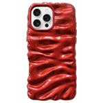 Coque de téléphone en TPU à couverture complète, texture crème galvanisée, pour iPhone 17, pour iPhone 16 Pro Max