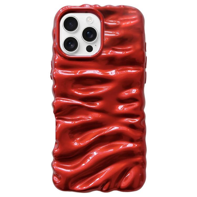 Coque de téléphone en TPU à couverture complète, texture crème galvanisée, pour iPhone 17, pour iPhone 16 Pro Max