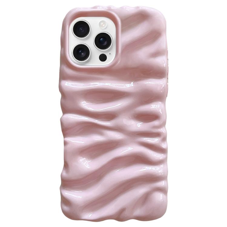 Coque de téléphone en TPU à couverture complète, texture crème galvanisée, pour iPhone 17, pour iPhone 16 Pro Max
