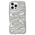 Coque de téléphone en TPU à couverture complète, texture crème galvanisée, pour iPhone 17, pour iPhone 16 Pro Max