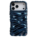 Coque de téléphone en TPU à couverture complète, texture crème galvanisée, pour iPhone 17, pour iPhone 16 Pro Max