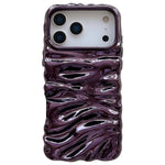 Coque de téléphone en TPU à couverture complète, texture crème galvanisée, pour iPhone 17, pour iPhone 16 Pro Max